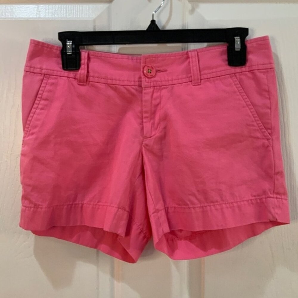 LILLY PULITZER PINK CALLAHAN SHORT SIZE 0